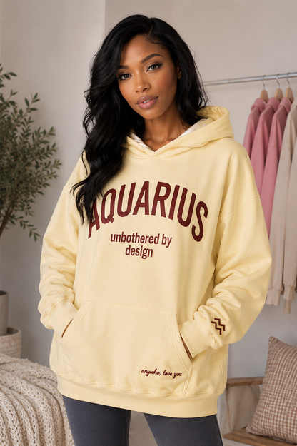 Aquarius Hoodie (buttercream)