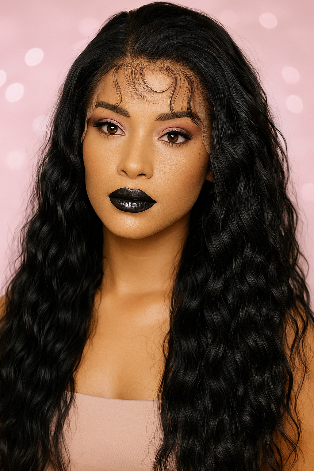 Style 19 - Versatile Natural Curly Lace Front Wig – 100% Human Hair