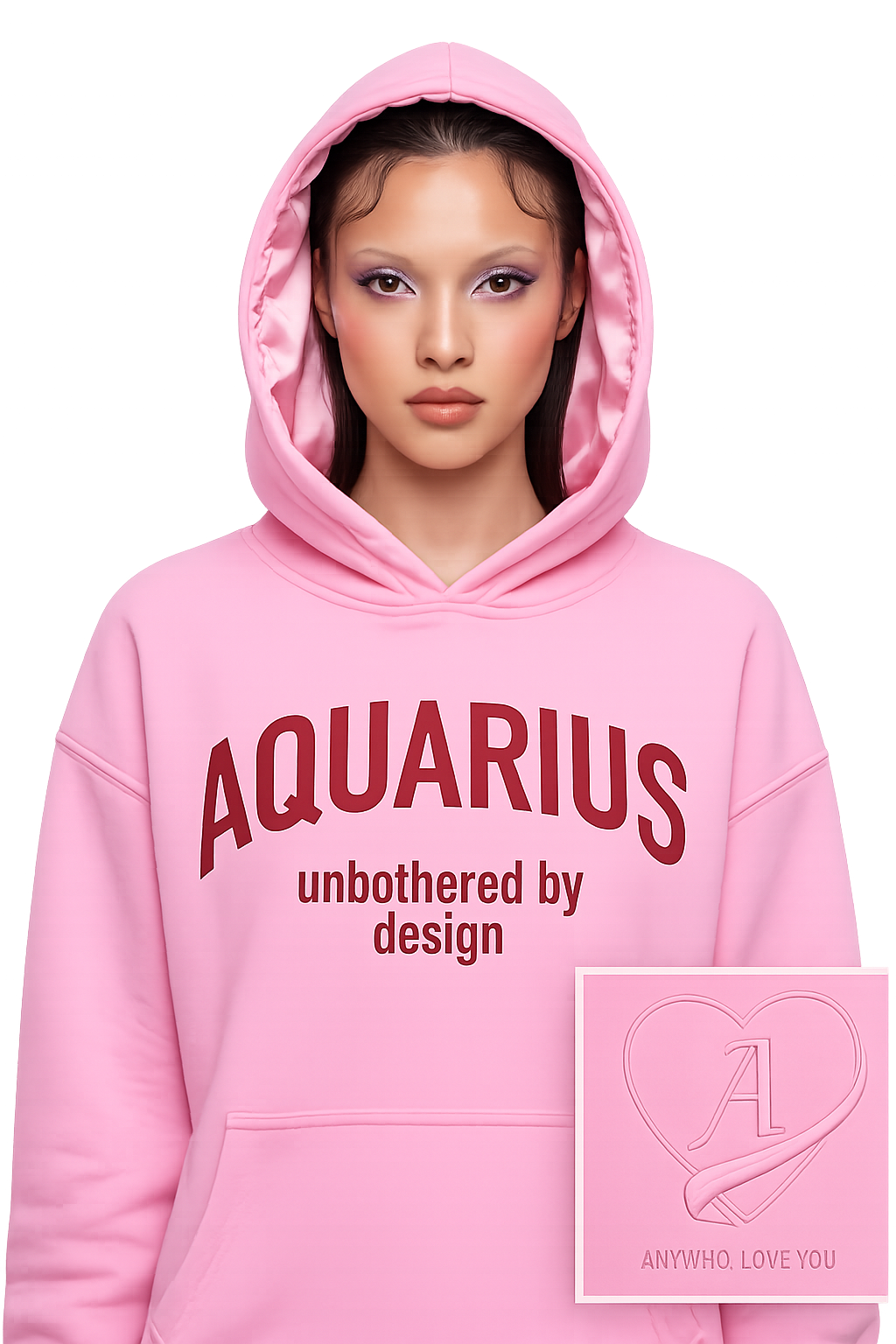 Aquarius Hoodie (pink)