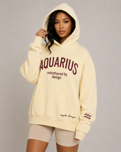 Aquarius Hoodie (buttercream)