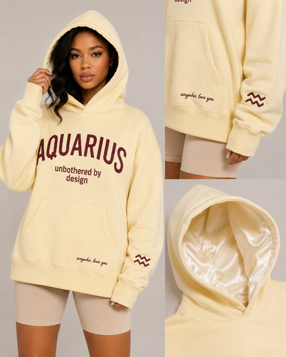 Aquarius Hoodie (buttercream)