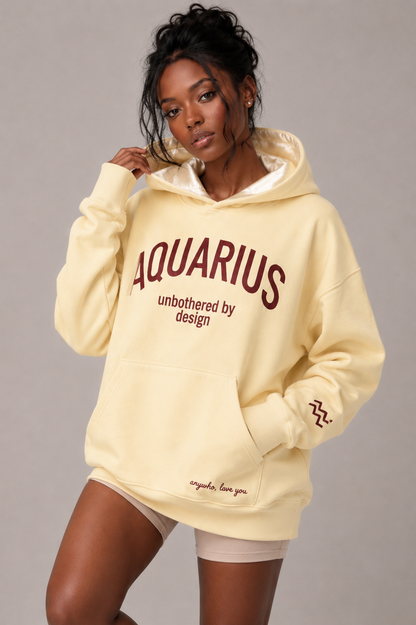 Aquarius Hoodie (buttercream)