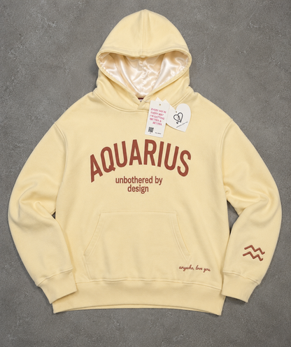 Aquarius Hoodie (buttercream)