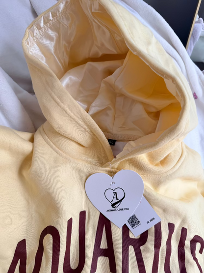 Aquarius Hoodie (buttercream)