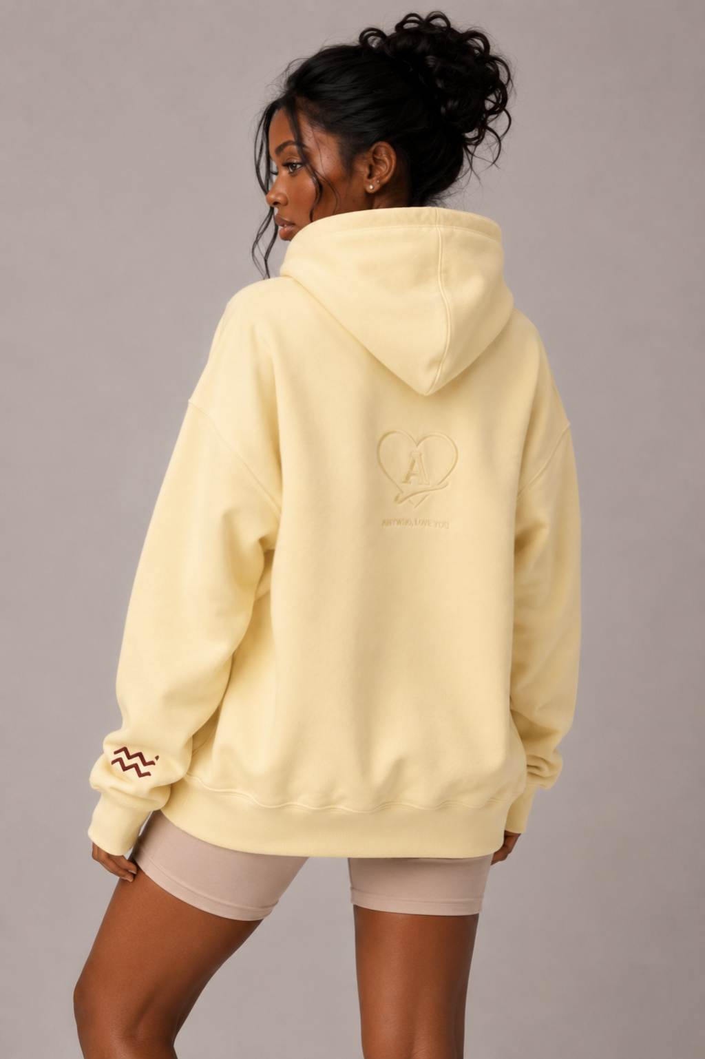 Aquarius Hoodie (buttercream)
