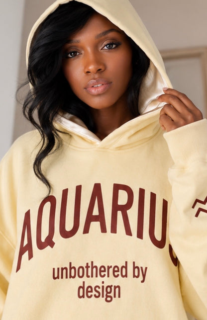 Aquarius Hoodie (buttercream)