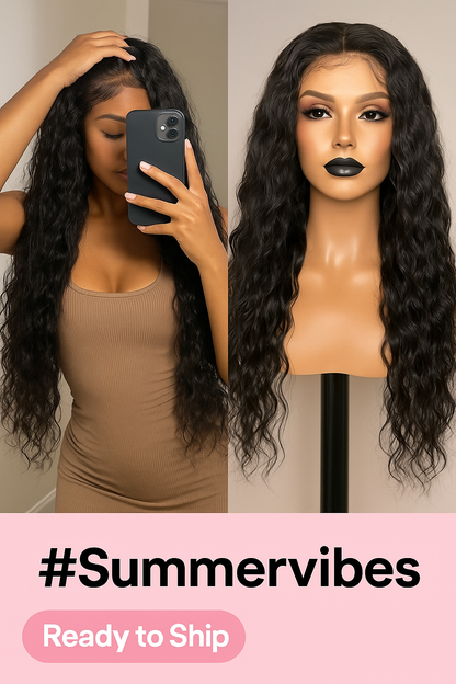 Style 19 - Versatile Natural Curly Lace Front Wig – 100% Human Hair