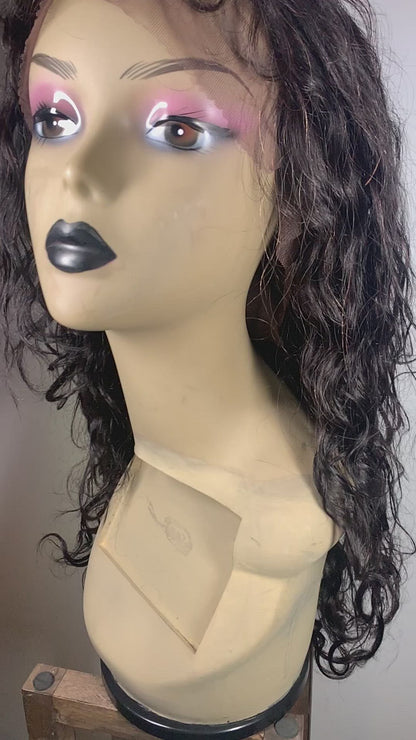 Style 19 - Versatile Natural Curly Lace Front Wig – 100% Human Hair